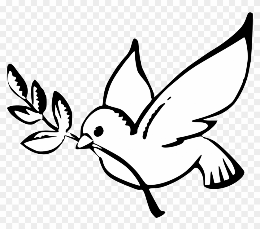 Christmas Bells Clipart Black And White Funny Pics - Peace Dove #517870