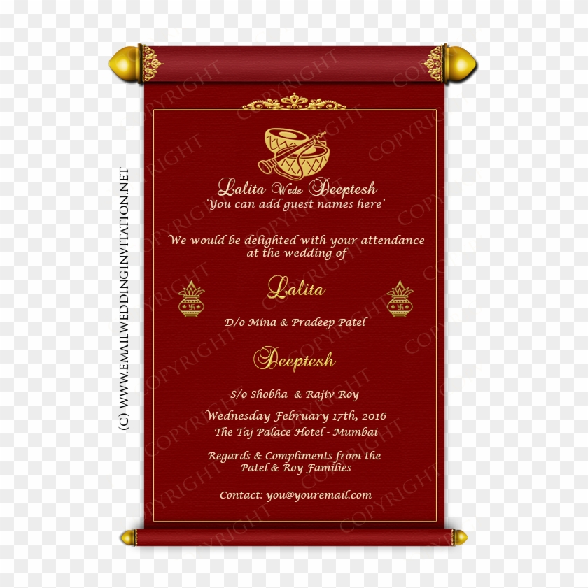 Wedding Invitation Card Design Online Online Wedding - Wedding Invitation Card Maker Online #518079