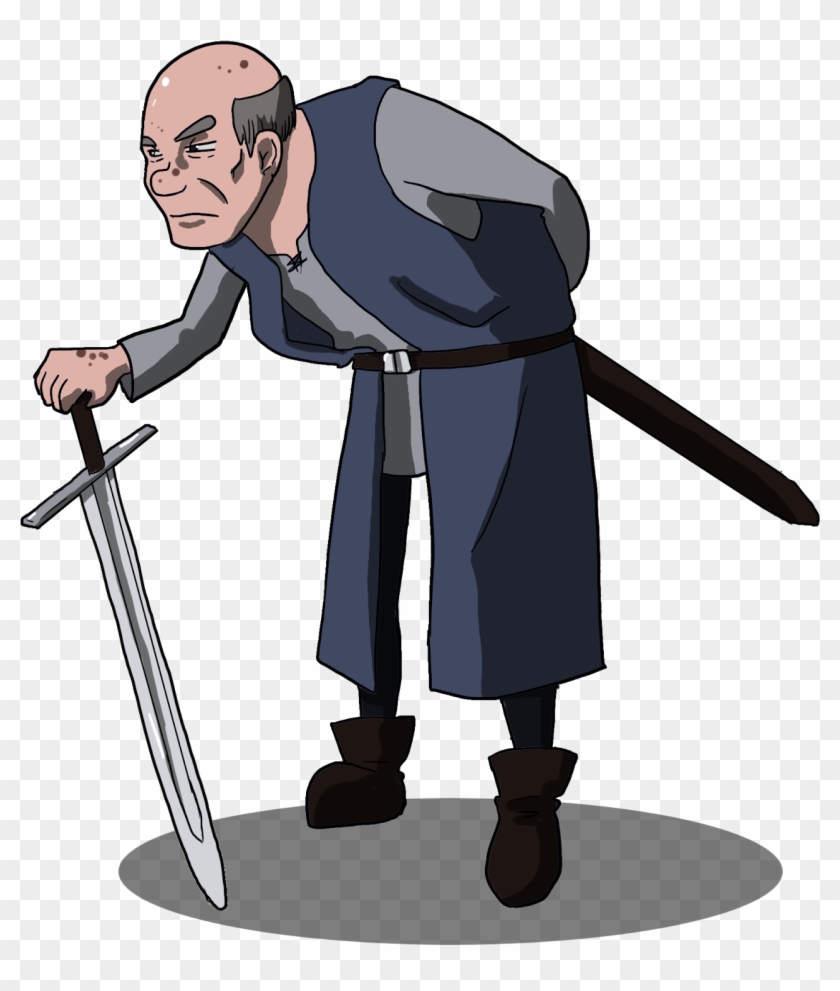 Sergeant Oldman- The Old Trainer Of The Guard Who Still - Cartoon #518082