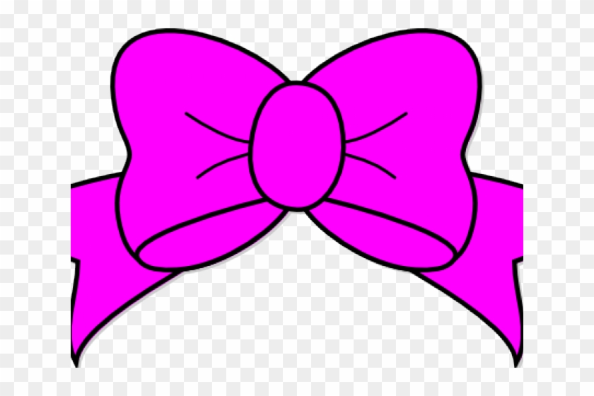 Pink Bow Clipart - Hair Bow Svg File #518183