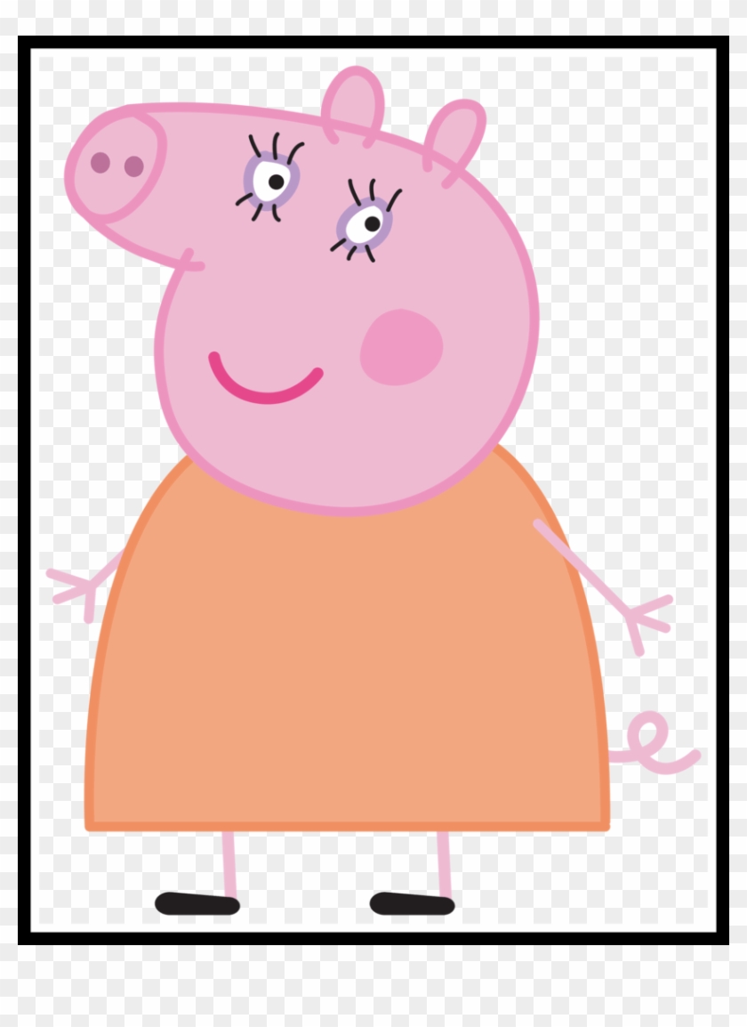 Shocking Peppa Pig Mummy Cartoon Png U Clip Art Pics - Personajes Peppa Pig #518328