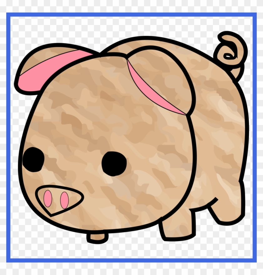 Shocking Chibi Pig Vector By Mini Deus On Pics For - Portable Network Graphics #518466