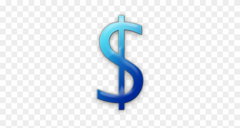 Dollar Sign Icon - Blue Dollar Sign #518801