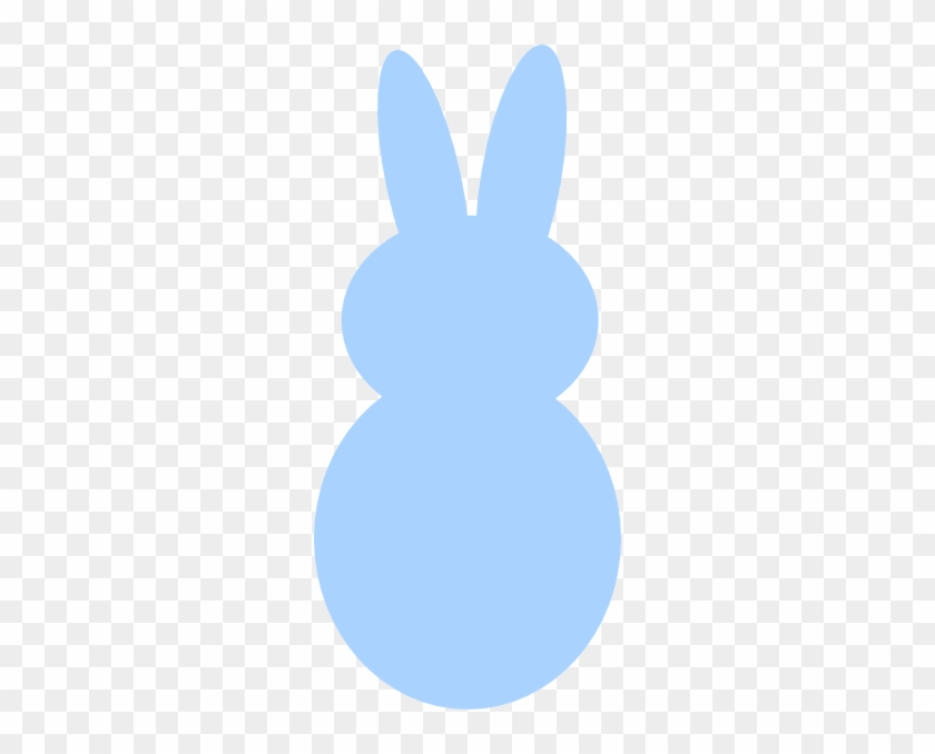 Blue Peep Bunny Clipart #518816