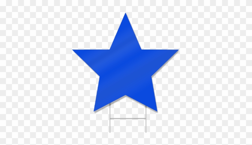 Star Shaped Yard Sign - Vector Graphics #518846