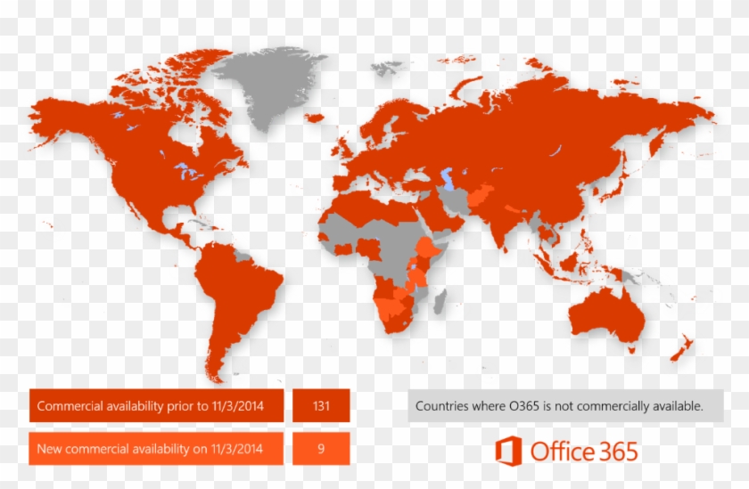 Flat Map Of The World #518987