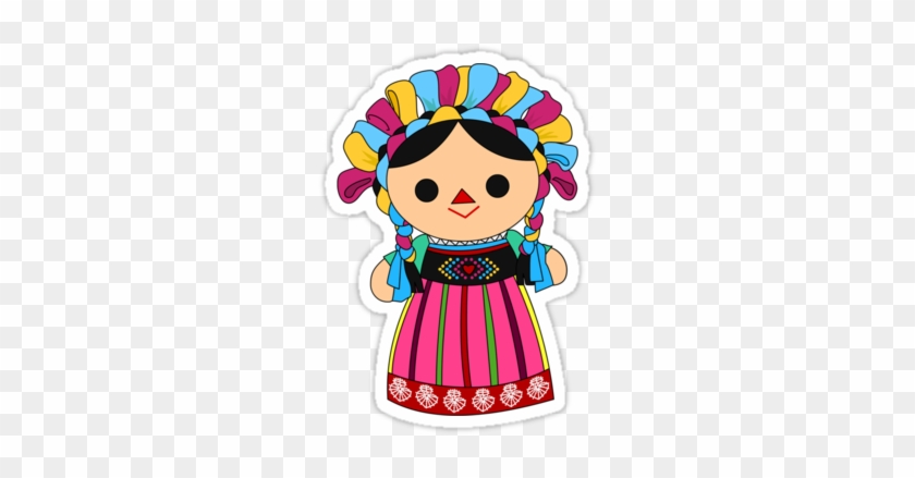 Dall Clipart Mexican - Muñeca De Trapo Mexicana Dibujo #519071