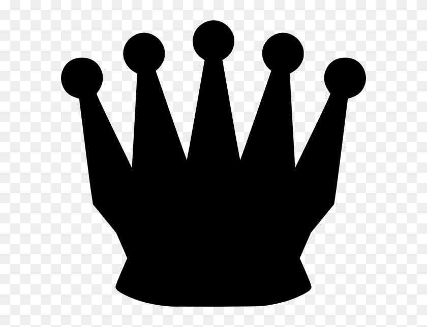 Queen Silhouette Clip Art - Black Queen Chess Piece #519204