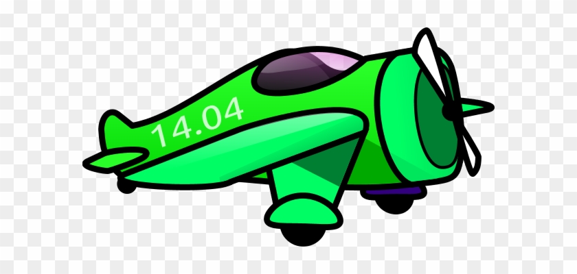 Airplane Small Plane Clipart - Green Airplane Clipart #519292