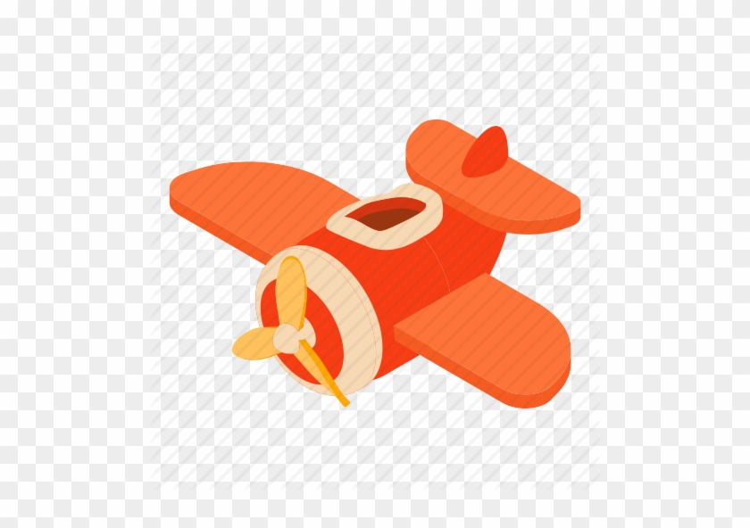 Airplane, Cartoon, Flight, Fly, Fun, Plane, Toy Icon - Plane Cartoon Icon #519355