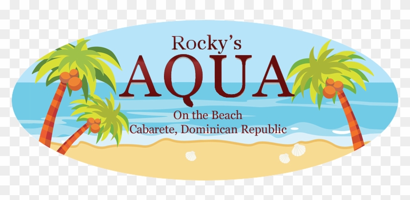 Rocky's Aqua Cabarete Beach Restaurant - Summer Beach Background Clipart #519441