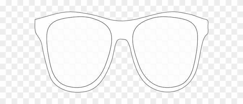 White Sunglasses Vector #519499
