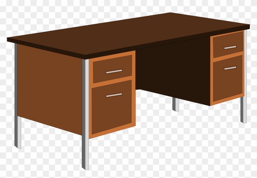 Desk Clipart Meja - Table Clipart #519510