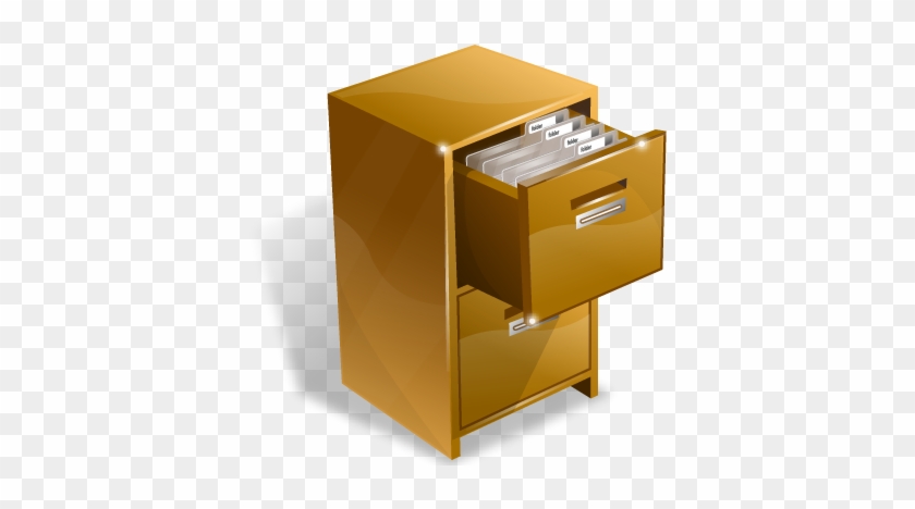 Text File Icon Clip Art At - File Cabinet Icon #519570