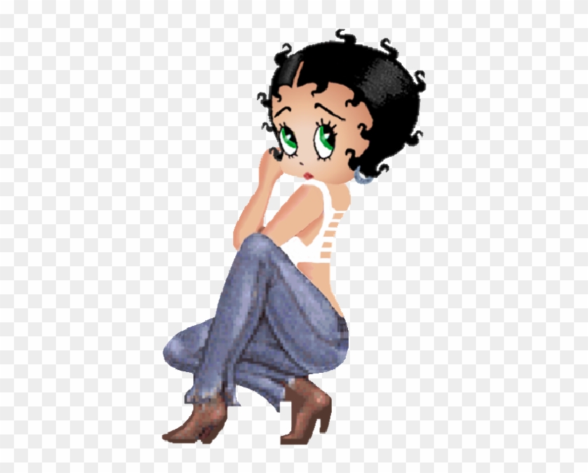 Betty Boop Clip Art Images - Betty Boop In Jeans #519623