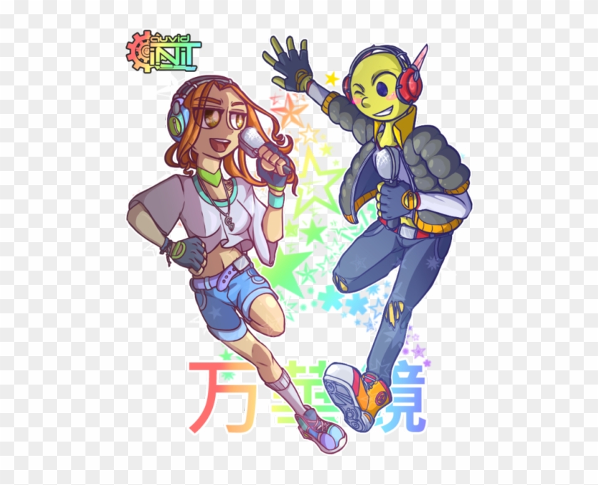 Art Of Souten And Taiyou From A Rhythm Heaven - Cartoon #519673