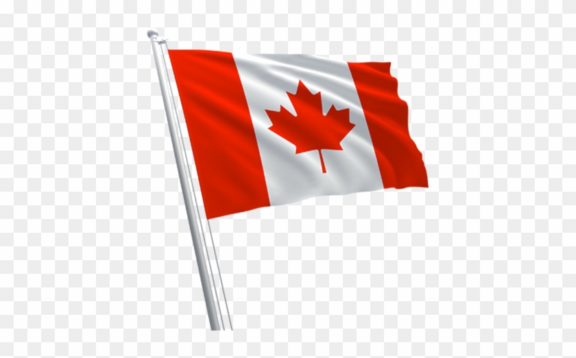Why Choose Canada - Canada Flag On Pole Png #519754