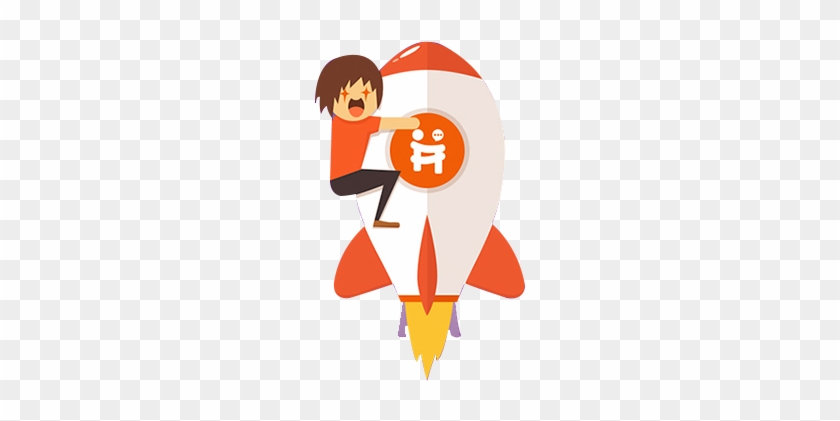 Cartoon Drawing Rocket Illustration - Cartoon Drawing Rocket Illustration #519952