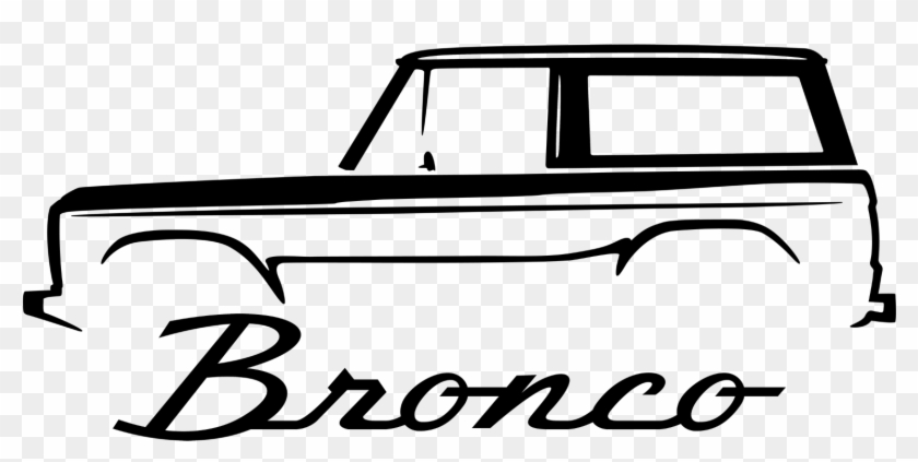 Hello And Thanks For Viewing My Listings - Ford Bronco Decal #519962