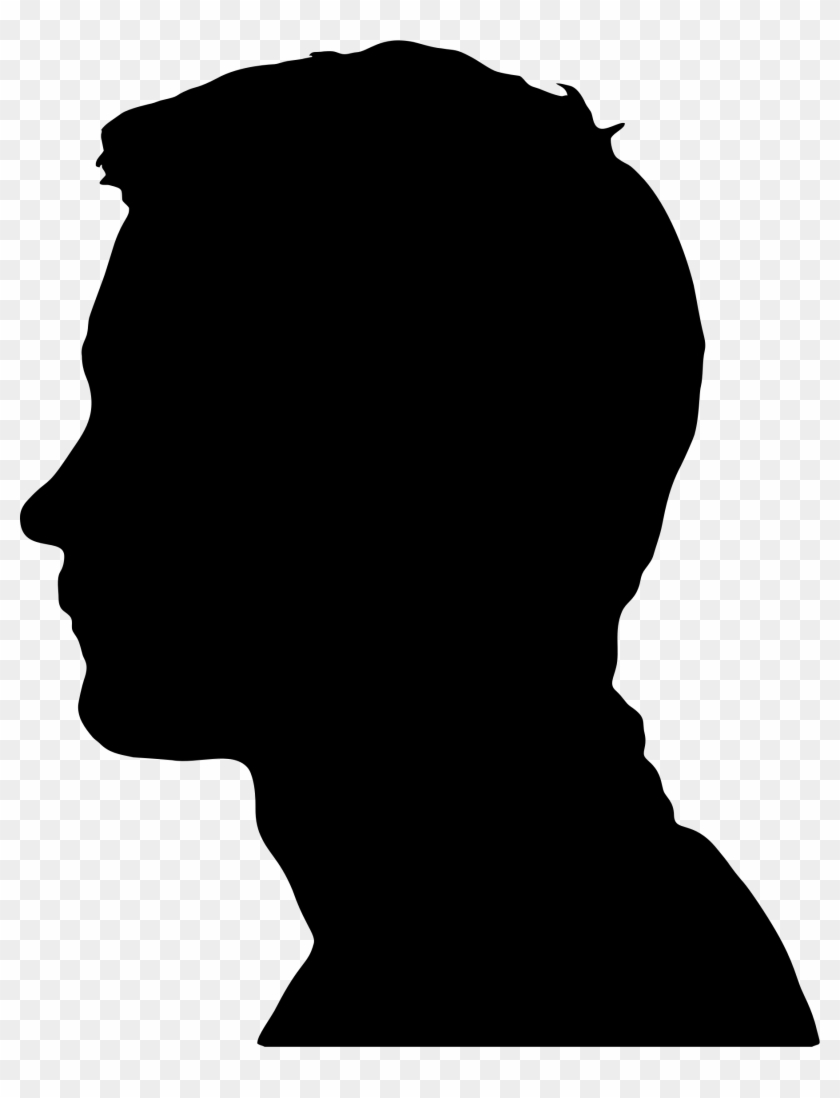 Big Image - Male Profile Silhouette #520074