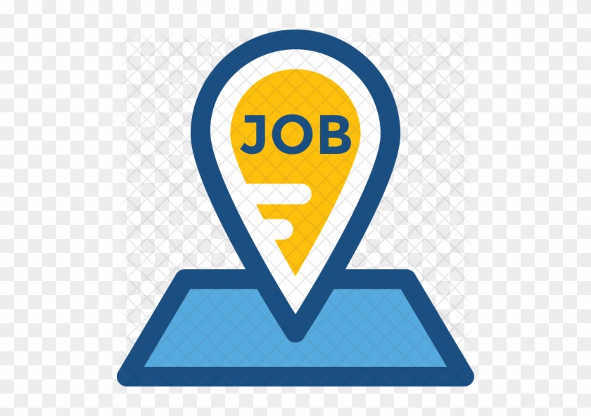 Jobs Location Icon - Scalable Vector Graphics #520091