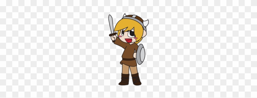 Cute Viking - Cute Viking Girl Cartoon #520170