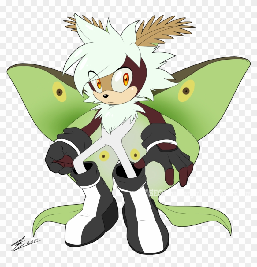 Segamastergirl Luna Moth Adopt-closed By Segamastergirl - Sonic The Hedgehog Oc Moth #520257