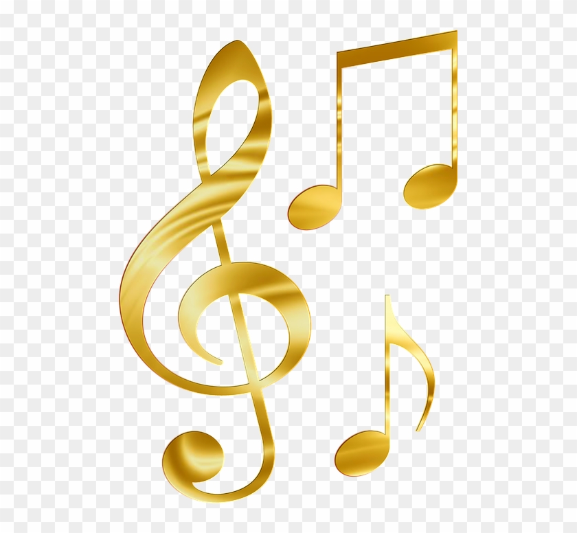 Choir Notes Cliparts 16, Buy Clip Art - Music Note Gold Png #520265