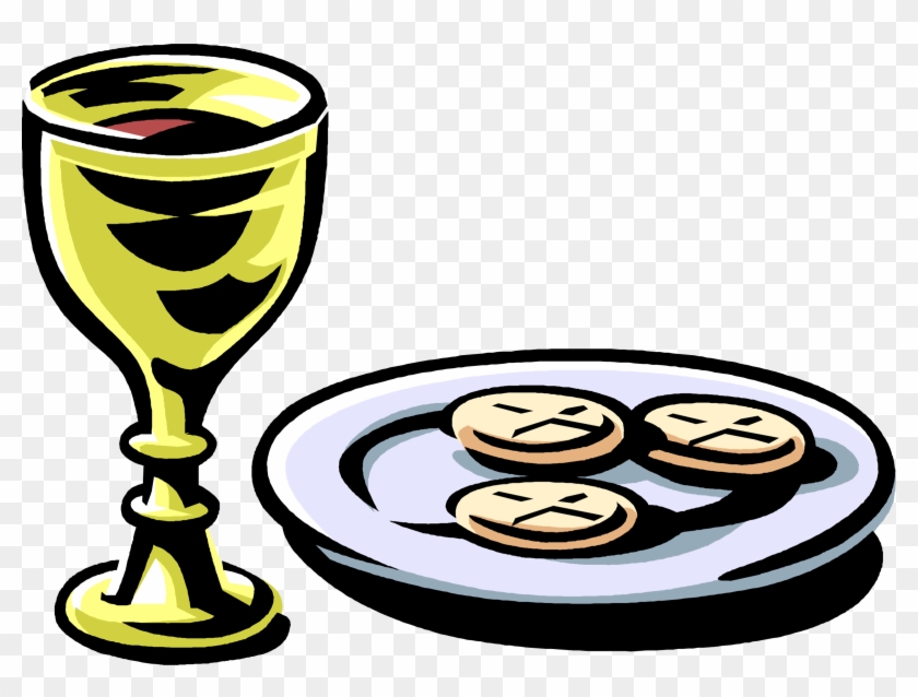 Vector Illustration Of Christian Catholic Religion - Eucharist Wine Clipart Transparent #520455