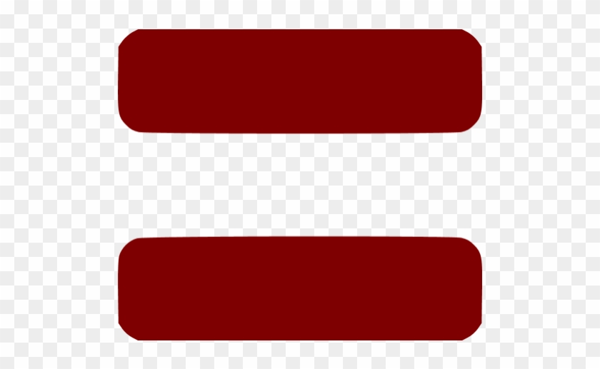 Maroon Equal Sign #520508