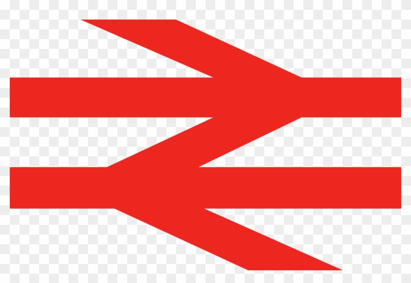 This Is The Old British Rail Logo, Indicating A Railway - National Rail Logo Vector #520524