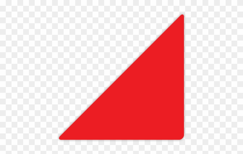 Red Large Triangle Marker - Rectangle #520544