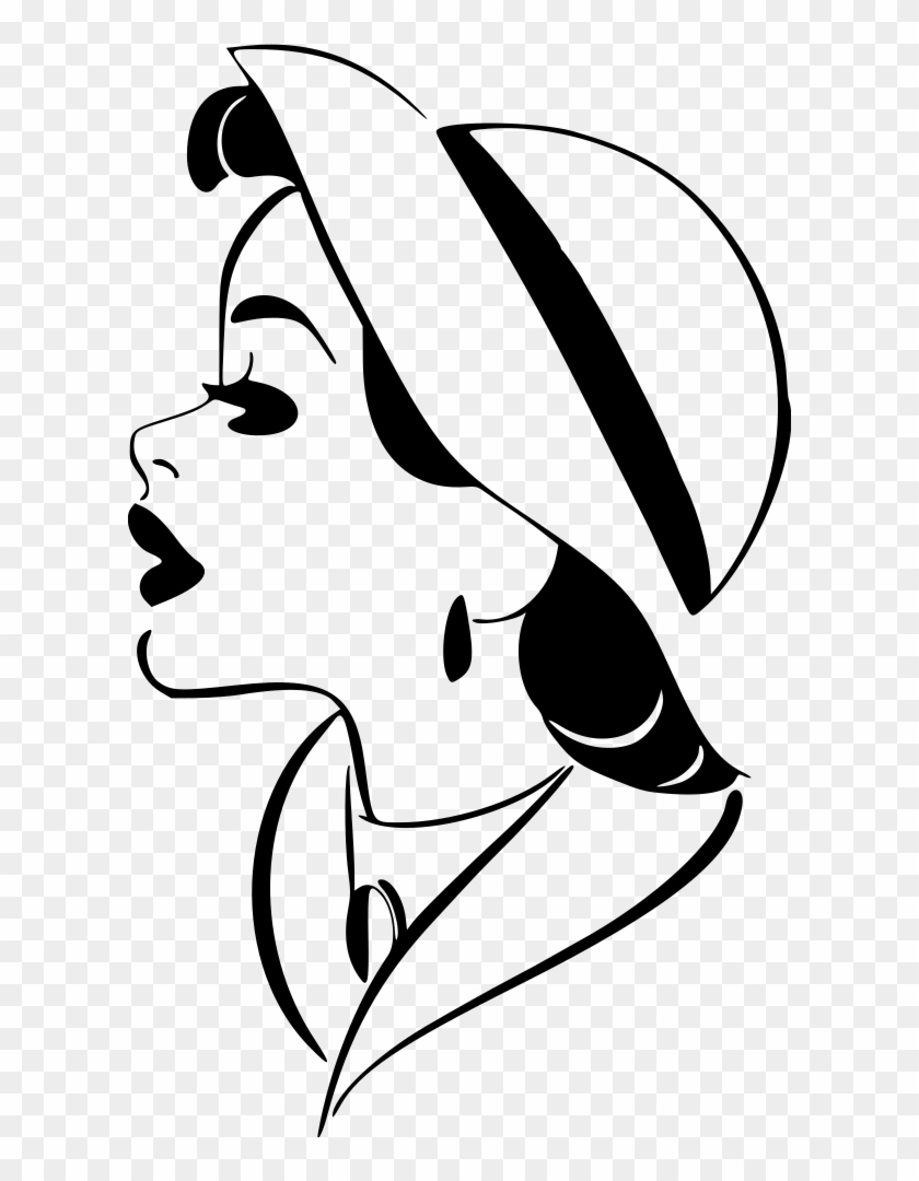 Lady's Head In Profile - Some People Have The Calm Before The Storm I Have The #520559