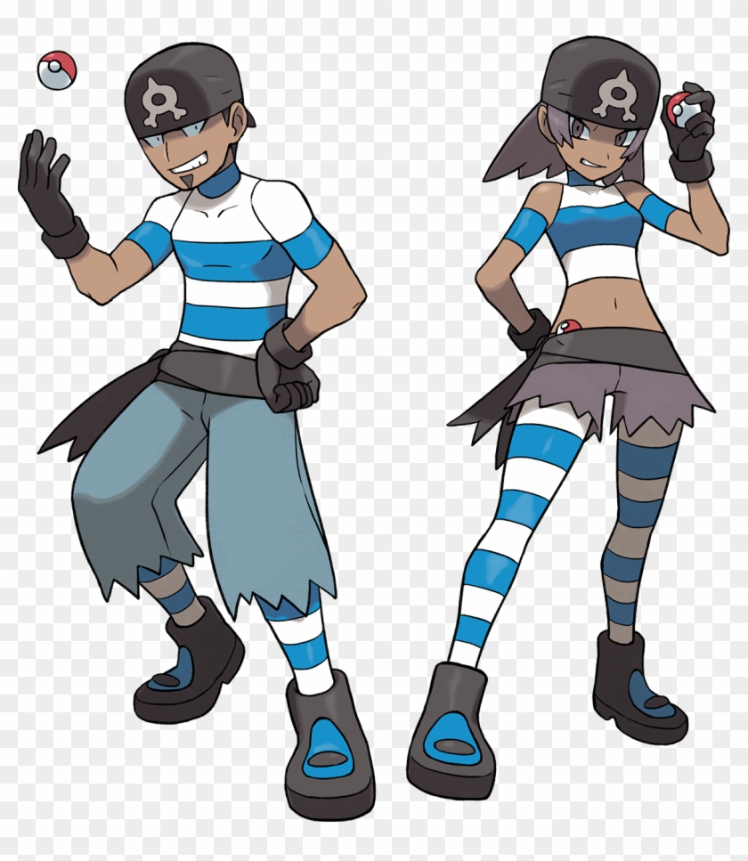 Png - Pokemon Team Aqua Grunt #520802