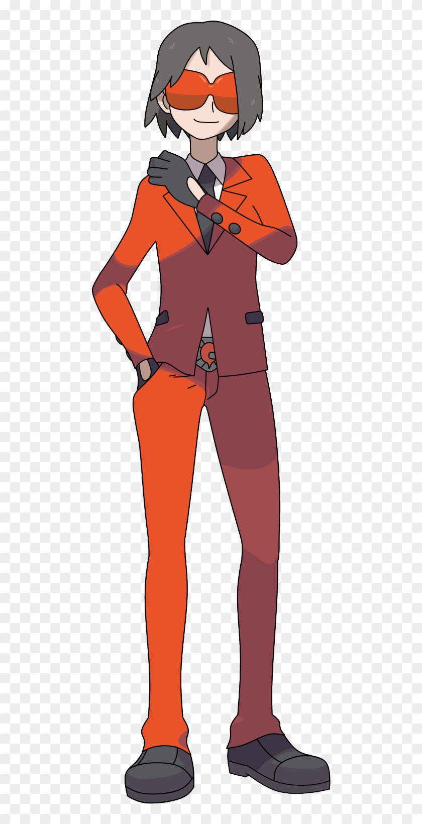 Calem Team Flare Outfit By Morki95 - Calem And Serena's Pokemon Teams #520842