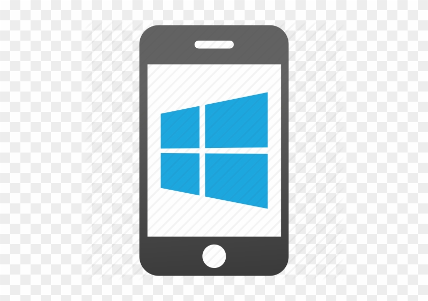 Free White Cell Phone Icon - Windows 8.1 Start Menu #520909