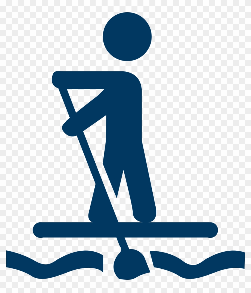 Standup Paddleboarding Paddling Surfboard Clip Art - Standup Paddleboarding #520985