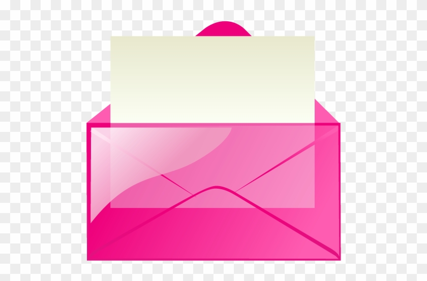 Envelope Free To Use Clipart - Pink Text Message Icon #521012