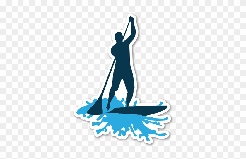 Proudly Designed, Manufactured, And Printed In The - Stand Up Paddle Board Logo #521045