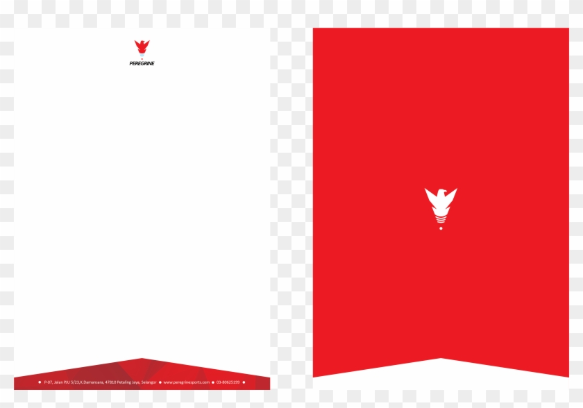 Where As In The Envelope, I Make Use The Opening Sleeve - Red And White Letterhead #521066