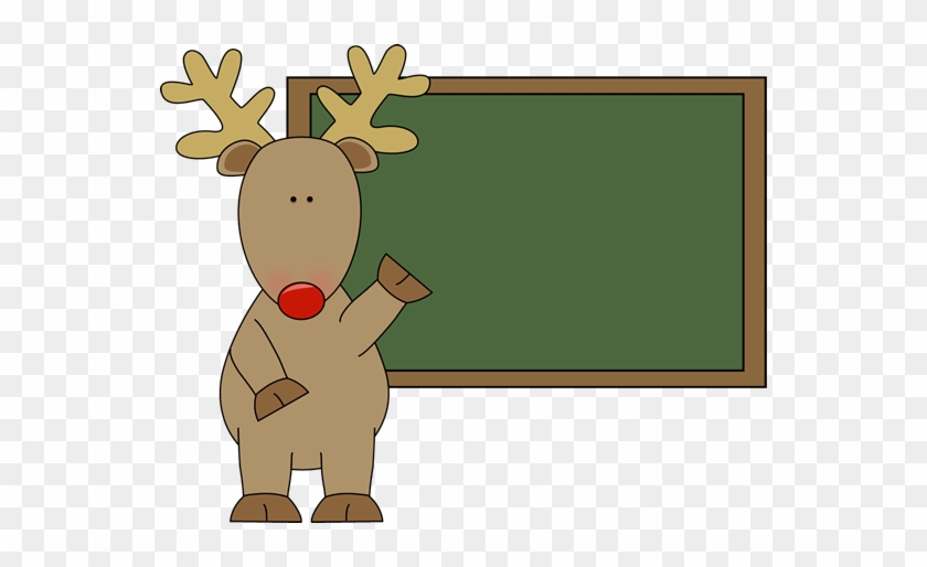 Christmas Reindeer Clipart Free Download Clip Art - Sighn Board Cartoon Transparent Png #521083