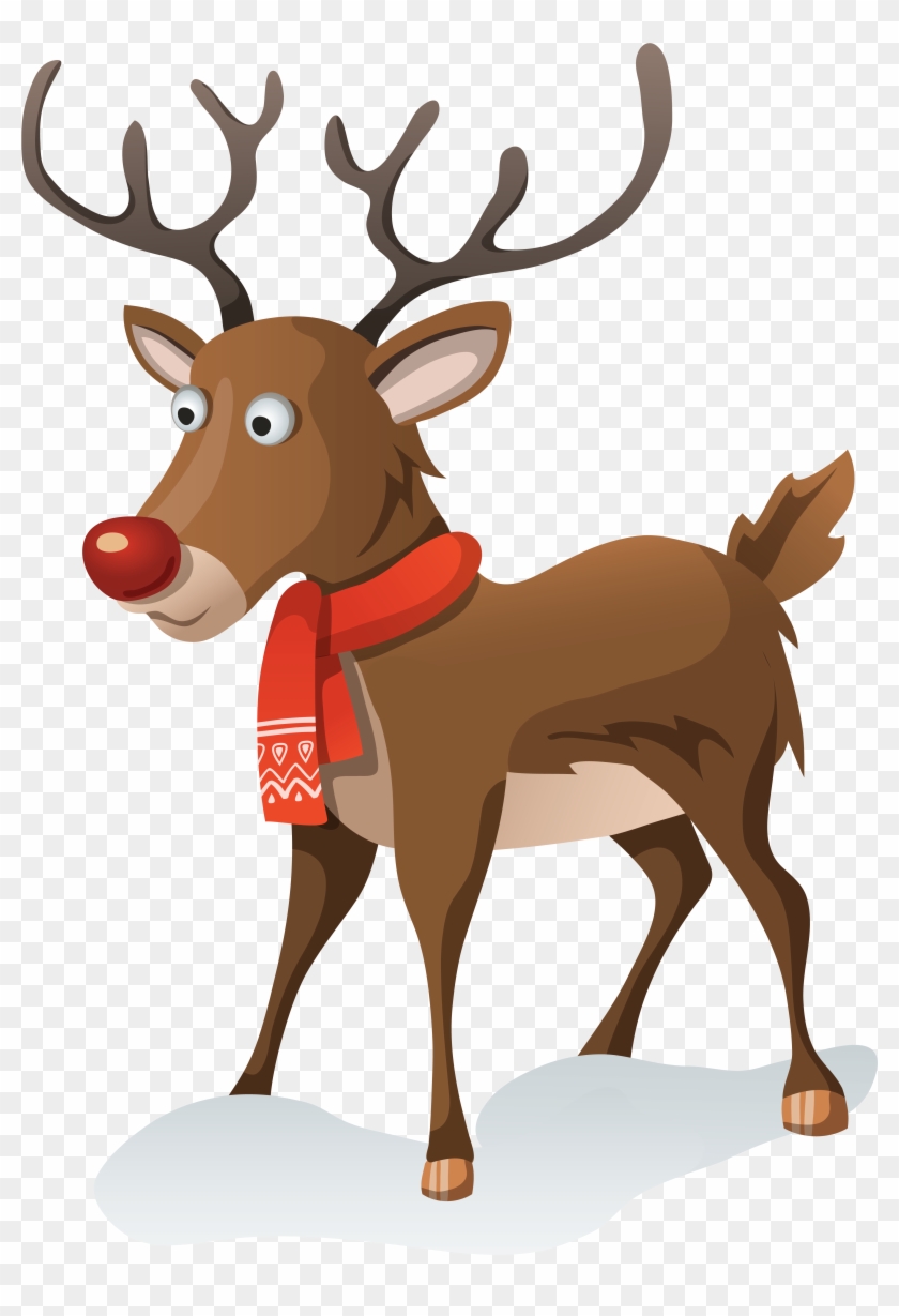 Олень - Souarts Mixed Rrandom Christmas Elk 2 Holes Scrapbooking #521114