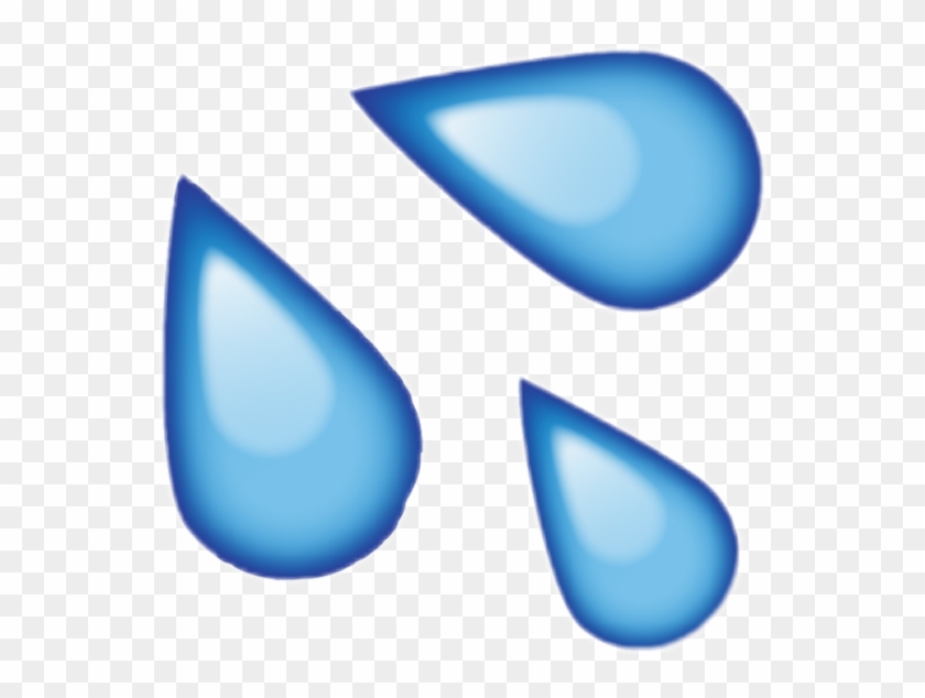 Tears Cry Crying Lagrimas Llanto Emoticon Emoji Crybaby - Water Drop Emoji Png #521109