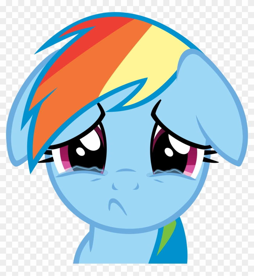 Sad Crying Faces - Sad Rainbow Dash Gif #521133