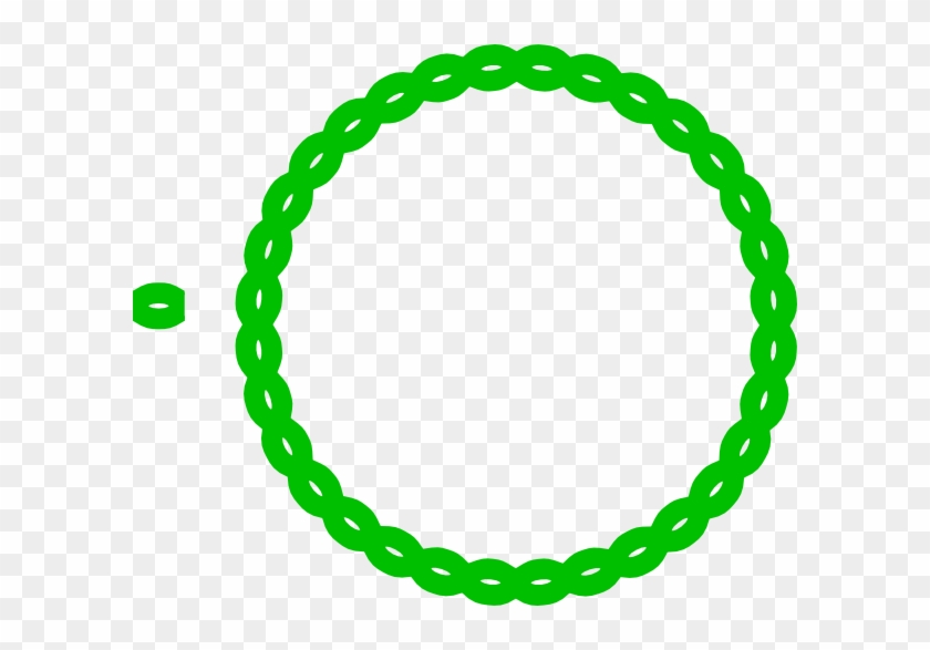 Green Circular Border Clip Art At Clker - Green Round Frame Png #521155