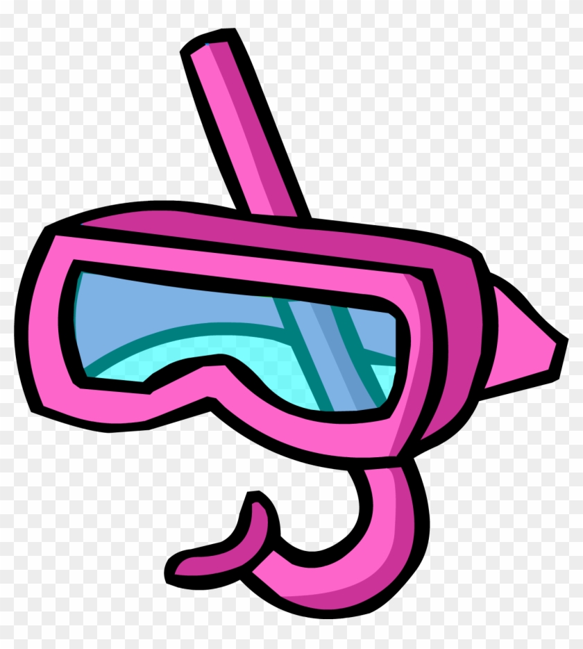 Pink Snorkel - Club Penguin Snorkel #521226
