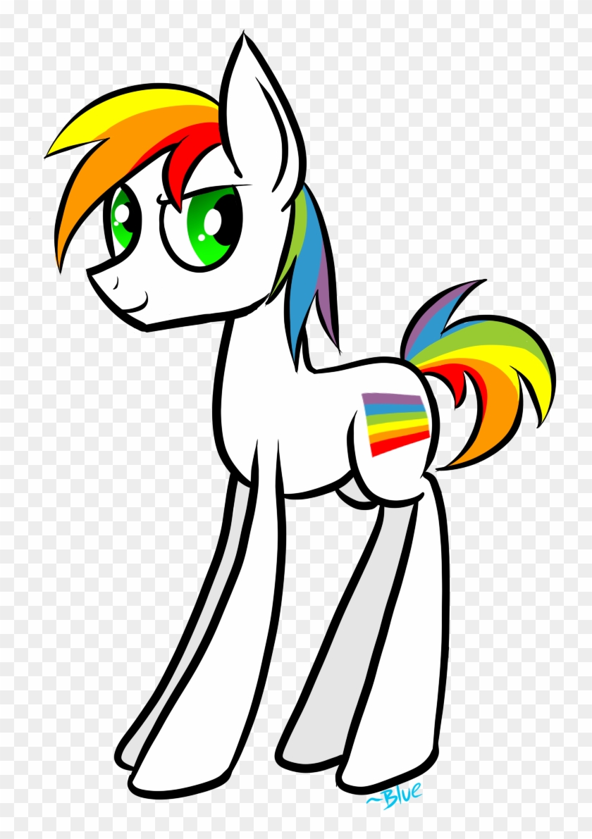 Gay Pride Pony By Winter-hooves - Cartoon #521319