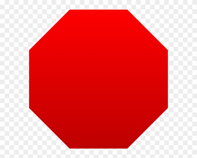 Octagon Shape - Blank Stop Sign #521340