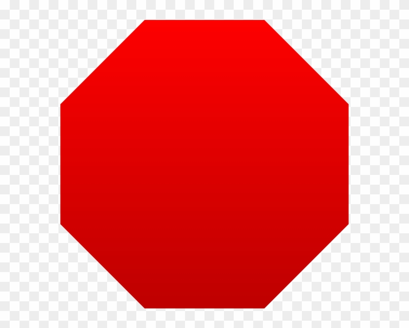 Octagon Shape - Blank Stop Sign #521340