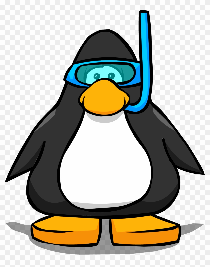Blue Snorkel From A Player Card - Club Penguin Tour Guide Hat #521373